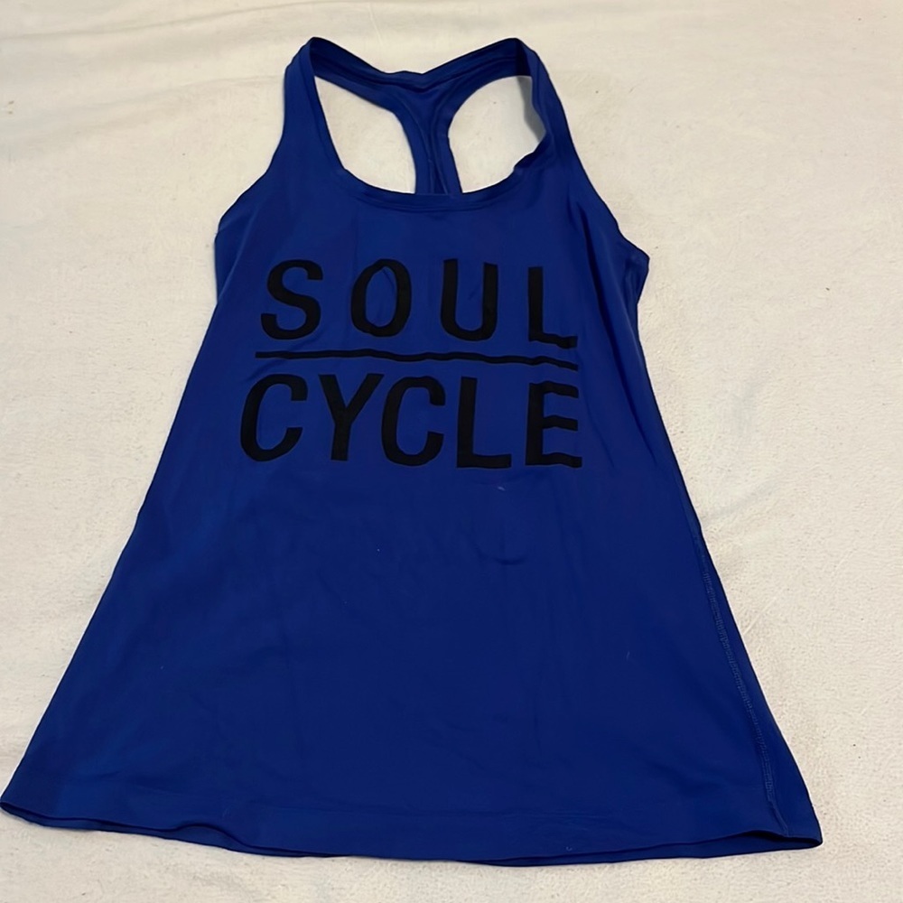Lululemon x SoulCycle Blue Racerback Tank Top